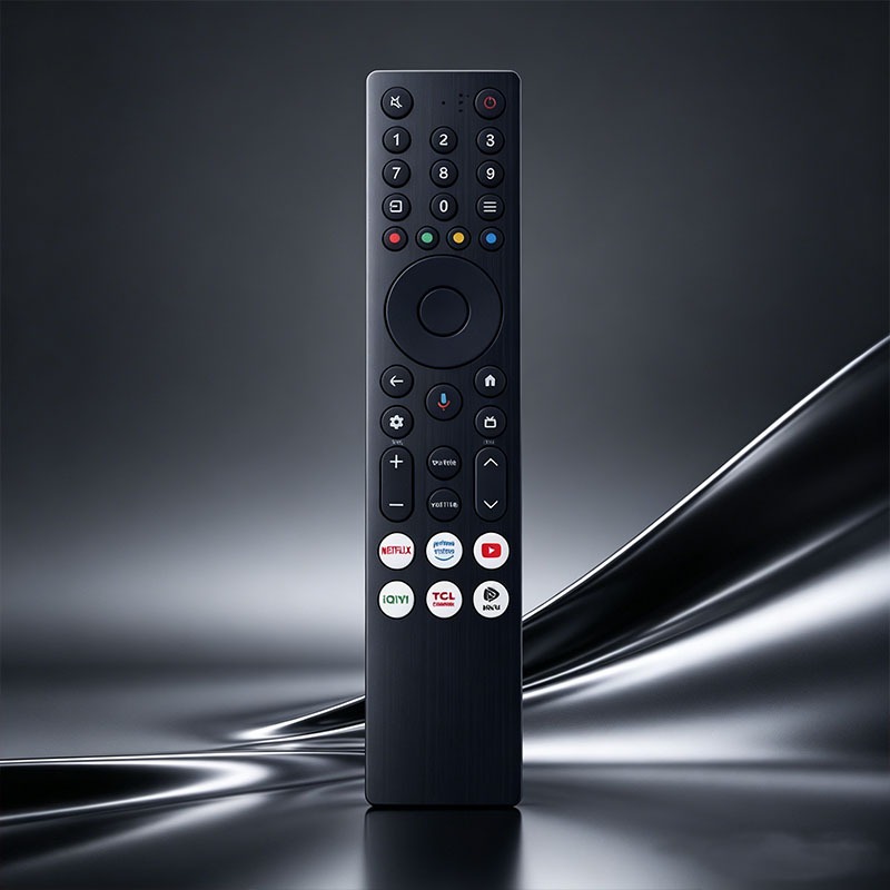 รีโมทสมาร์ททีวี 2025 TCL 55Q6C Google TV 4K UHD QLED ยี่ห้อ TCL รหัสรุ่น RC833A FMB3 ใช้ได้กับเสียงร