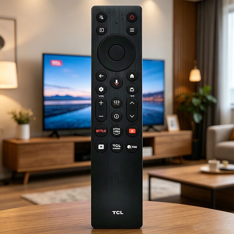 2025 RC813A FMB1 สําหรับ TCL สมาร์ทบลูทูธทีวีรีโมทคอนโทรล RC813A TCL 75T6C