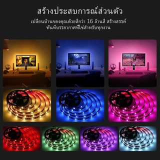 ไฟเส้น RGB LED 20M ไฟตกแต่งห้อง ไฟตกแต่งเทศกาล สร้างบรรยากาศ ใช้ในบ้าน เปลี่ยนสี ตัดได้