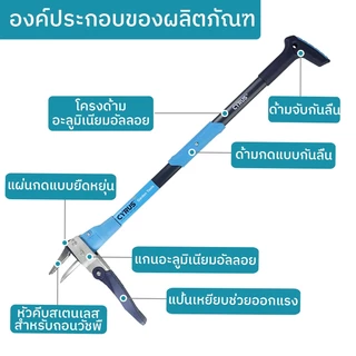 เครื่องกําจัดวัชพืชด้ามยาวสแตนเลส: เครื่องมือยืนขึ้นสําหรับการถอนรากและการสกัดต้นกล้าจากสนามหญ้า