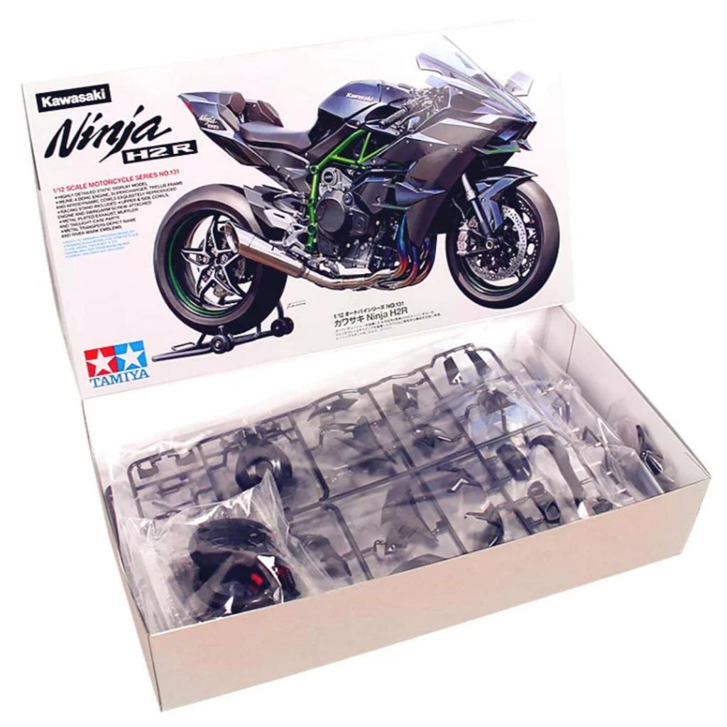 Tamiya 14131 1/12 Scale Sport Bike Model Kit Kawasaki Ninja H2R รถจักรยานยนต์ H2-R