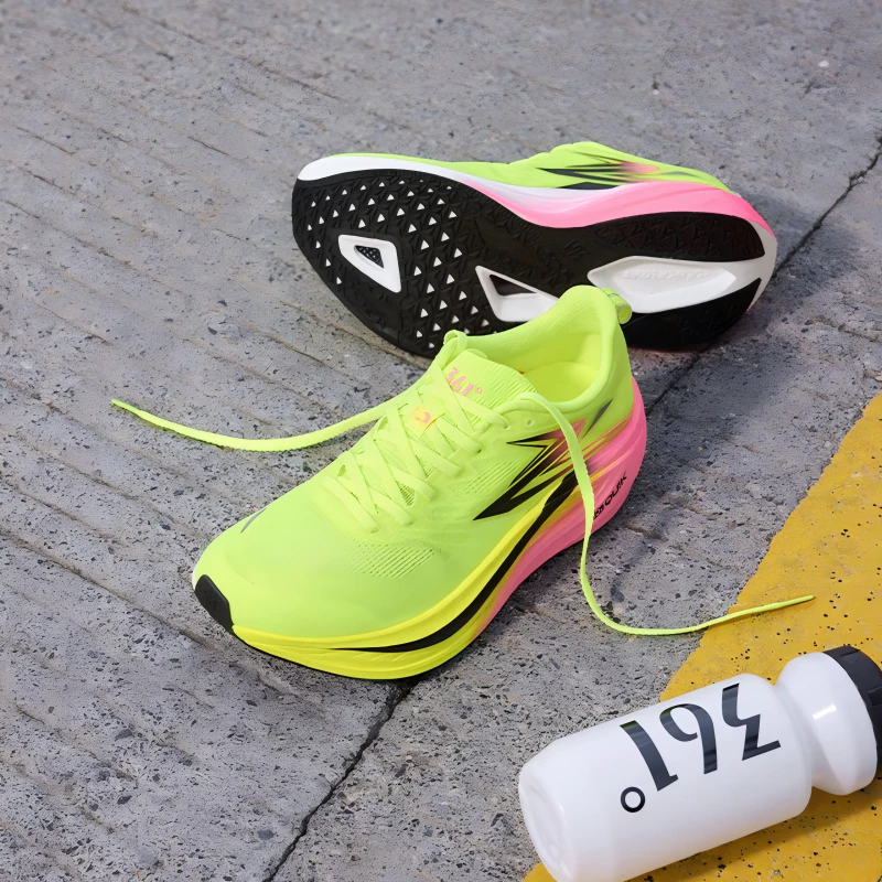 361 Degrees Flame 5 Mix Running Shoes Carbon Plate Lightweight Breathable Marathon thumbnail 10
