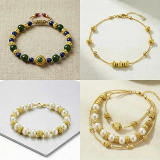 St.kunkka 2-5 ชิ้นโลหะผสมสังกะสีทรายลูกปัดทอง Spacer ลูกปัด DIY สร้อยข้อมือสร้อยคอเครื่องประดับวัสดุ
