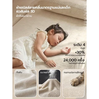 DONMIS โซฟาเบดพับได้ 3 ที่นั่ง โซฟาปรับนอนได้ โซฟาห้องนั่งเล่น เก้าอี้ห้องนั่งเล่น ขยายได้ แบบมินิมอลราคาประหยัด พร้อมหมอนอิงฟรี 2 ใบ ใช้งานง่าย ประหยัดพื้นที่