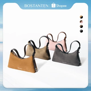 BOSTANTEN Klein Bag กระเป๋าหนังกลับ สะพายข้าง ถือได้ ดีไซน์หรู นุ่มพรีเมียม ของขวัญสำหรับผู้หญิง