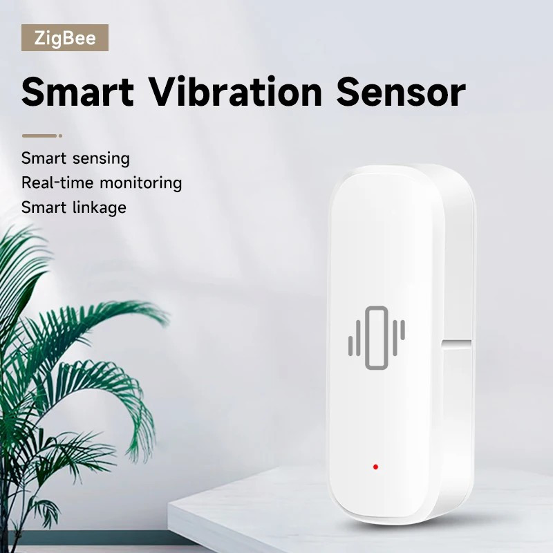 WiFi/Zigbee Tuya Smart Life Vibration Sensor ZigBee WiFi Tuya Sensor Monitor App ควบคุมความปลอดภัยป้