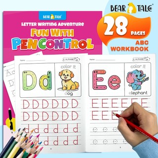BEAR TALE Alphabet Tracing Workbook Magic Book Exercise Writing Copybook For Kids Early Education