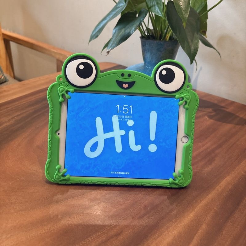 ใหม่ Toy Story5 Lilypad กบแท็บเล็ตป้องกันกรณีซิลิโคนเหลวกันกระแทกเด็ก iPad Air/Pro เคสป้องกัน