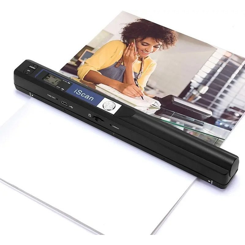iScan Portable Scanner Mini Handheld Document Scanner A4 Book Scanner JPG และ PDF Format 300/600/900