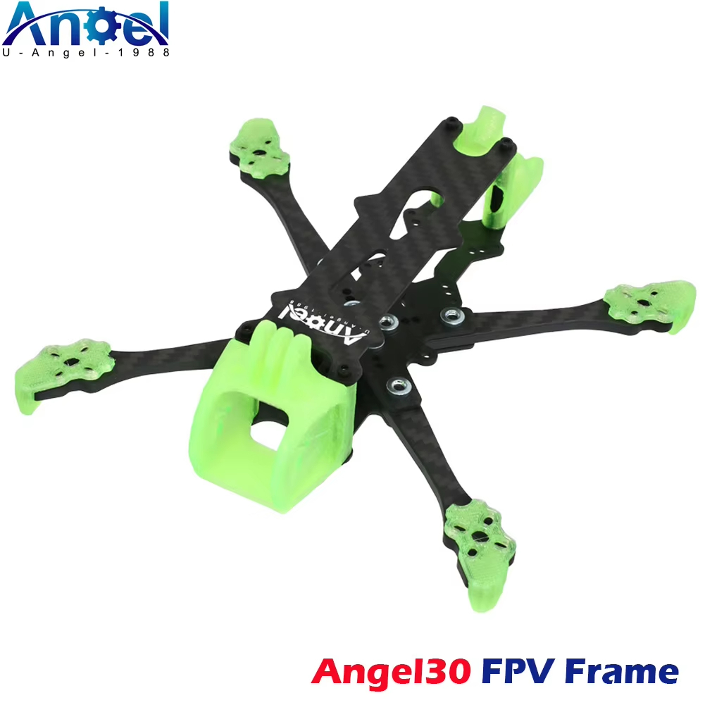 Angel30 3" ชุดกรอบคาร์บอนไฟเบอร์พร้อมพิมพ์ 3D สําหรับ RC FPV Racing Quad 1103-194 มอเตอร์ไร้แปรง