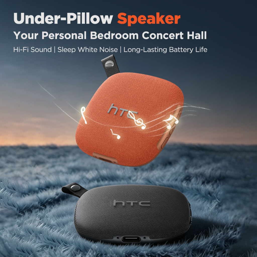 HTC WS01 HIFI Bluetooth Sleep Speaker Noise Sleep Aid & อายุการใช้งานแบตเตอรี่ยาวนาน