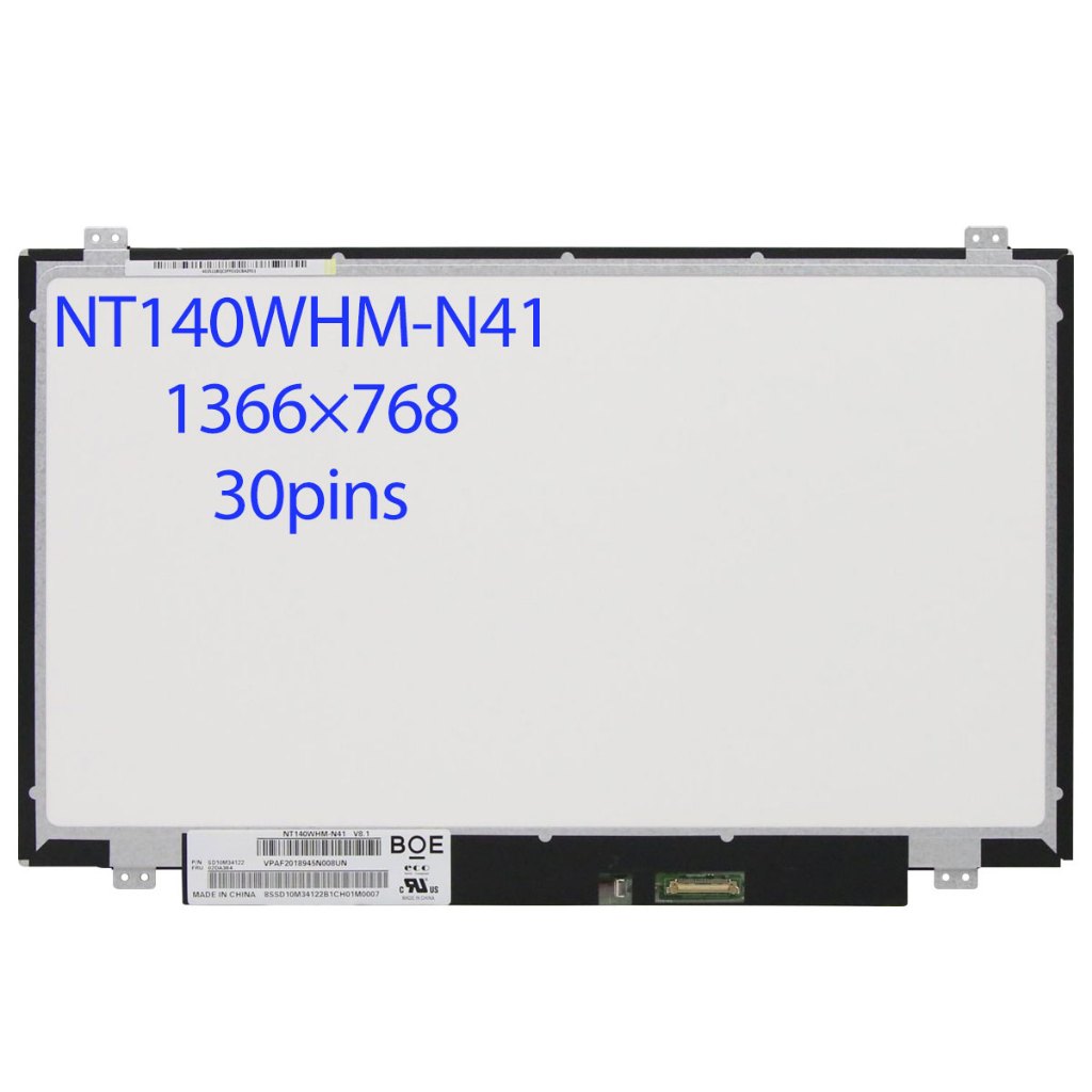 14.0 "แล็ปท็อปหน้าจอ lcd NT140WHM-N41 NT140WHM-N31 B140XTN02.6 N140BGE-E33 สําหรับ ThinkPad T440 T45