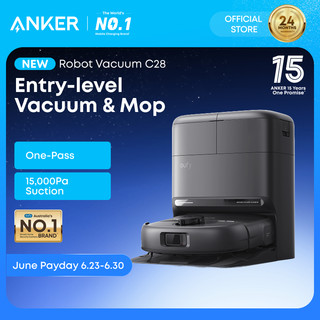ANKER eufy C20 Omni Robot Vacuum Powerful Suction for Hands-free Cleaning All-in-One Station (7000Pa/3.35")