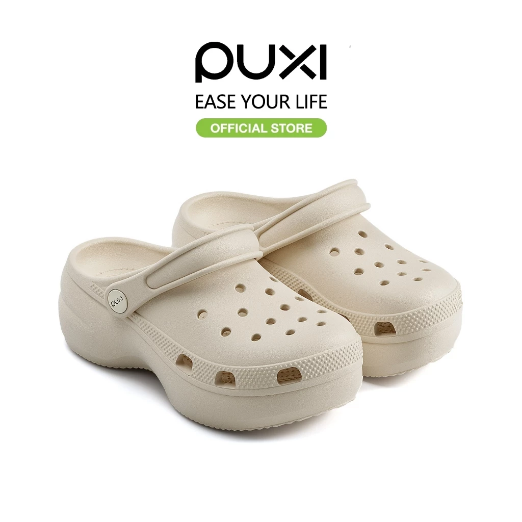 【สินค้ามาใหม่】PUXI รองเท้าแตะ 7.3 ซม,100% EVA,รองเท้าแฟชั่นสําหรับผู้หญิง, กีฬากลางแจ้ง,กันลื่น รองเท้าชายหาด นิ่มเหมือนเหยียบขี้ PX9203
