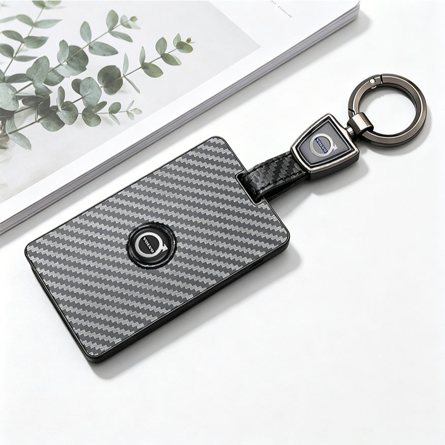 ABS เคสกุญแจเหมาะสำหรับ Volvo 2024 em90 ex30 NFC พวงกุญแจ เคสป้องกันรอยกุญแจ