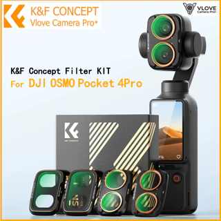 K&F Concept DJI OSMO Pocket 4 Pro Filter - UV/CPL/ND/Black Mist/Anti-Light Pollution...