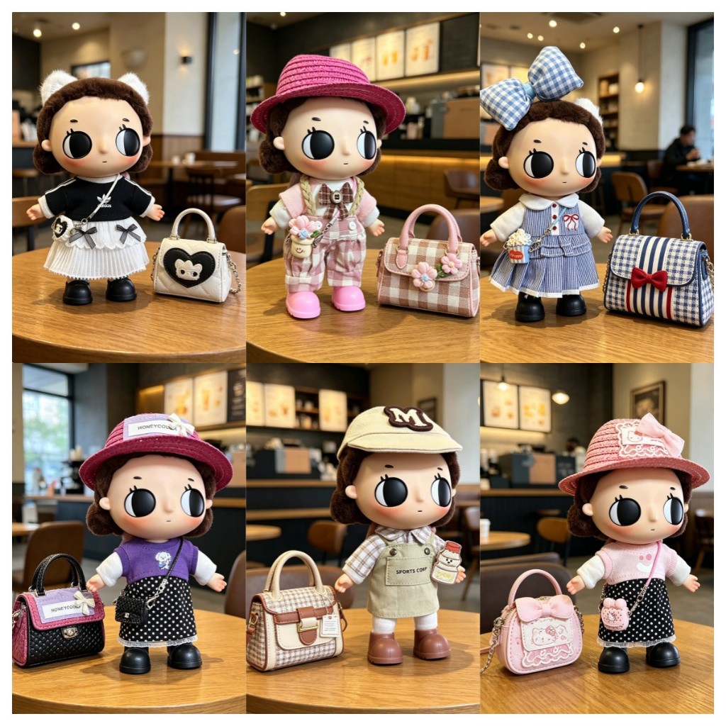 Original Nyota เสื้อผ้าเด็ก Little Moment Series Tartar Good Night Meow เสื้อผ้าตุ๊กตาตุ๊กตาฤดูร้อนเครื่องแต่งกายประณีตชุดกระโปรงแต่งตัวเปลี่ยน