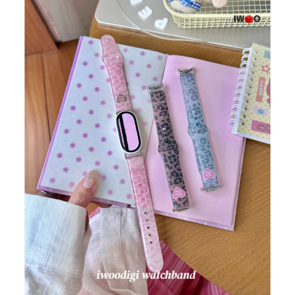 สําหรับ xiaomi/mi band 10 nfc/Ceramic/mi band 9/mi 8 Korean Series 防水表带