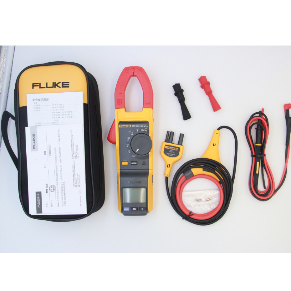 Fluke 381 Remote Display True RMS AC/DC Clamp Meter พร้อม iFlex® 2500A คีมแอมมิเตอร์โวลต์มิเตอร์ปัจจ