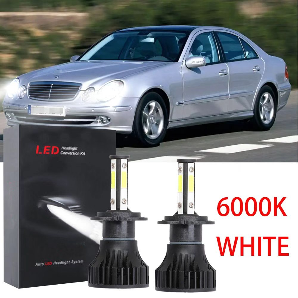 สําหรับ Mercedes E-Class W211 2002 ถึง 2007 (โคมไฟหัว) 2PC ไฟ LED ไฟหน้ารถ Auto Head light โคมไฟ Bri