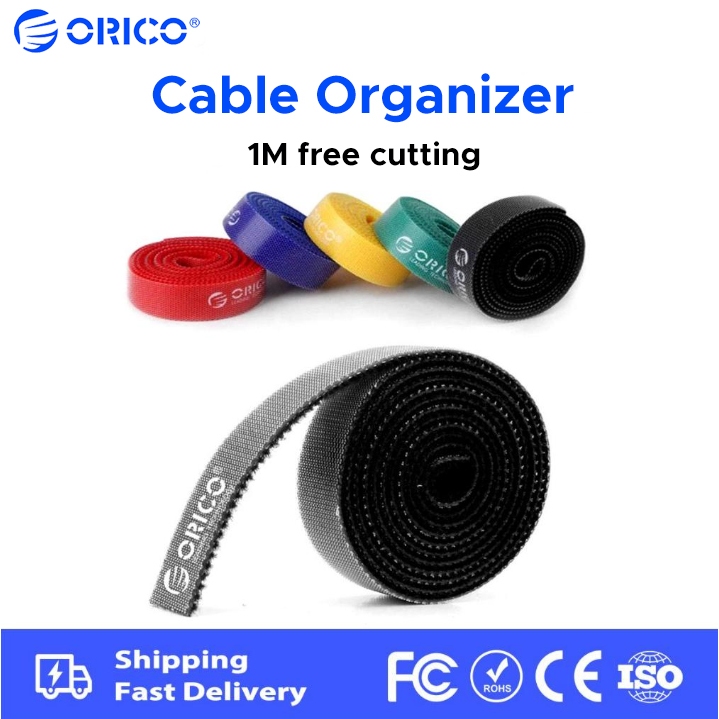 ORICO สาย velcro สายreusable organizerwire การจัดการเทป self-gripping สายผูกcuttable ผู้ถือสายเคเบิลcordy