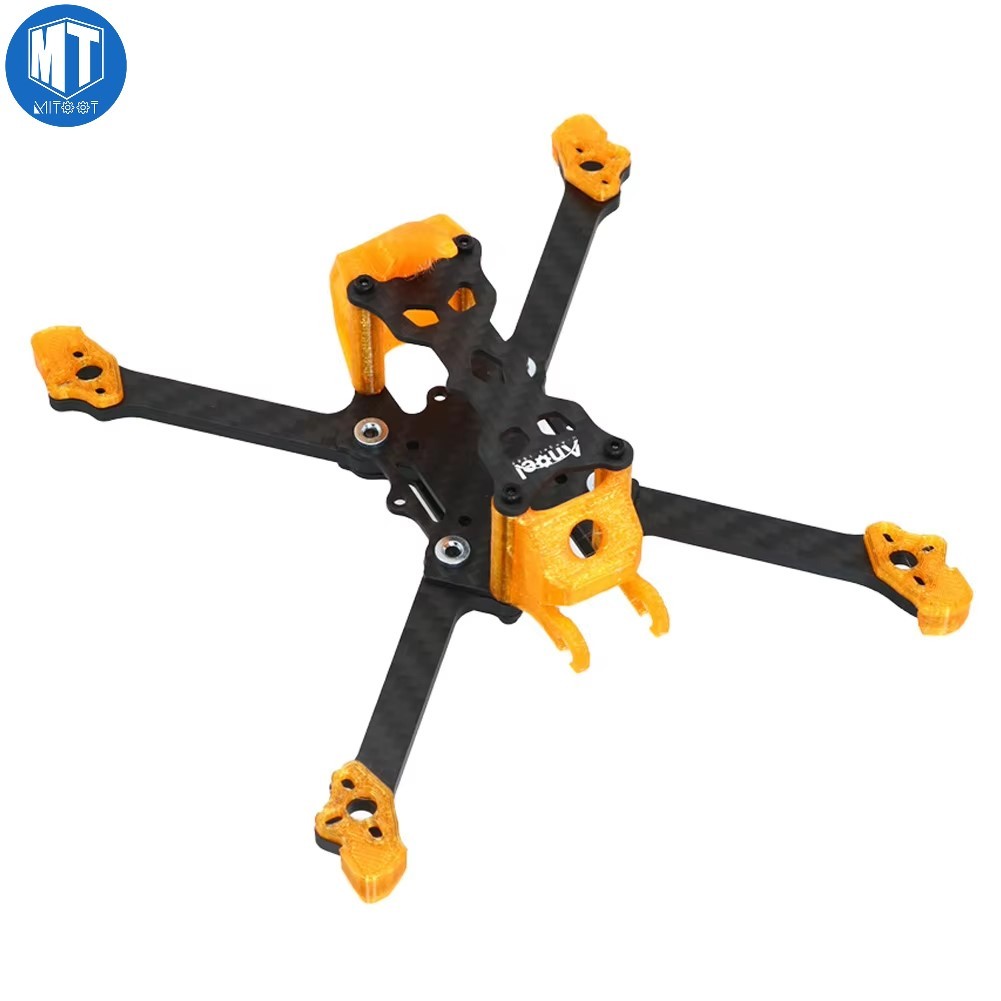 Angel35 HD 3.5 "คาร์บอนไฟเบอร์ FPV กรอบชุด w/ 3D พิมพ์ Ultralight สําหรับ RC FPV Racing Freestyle Quad