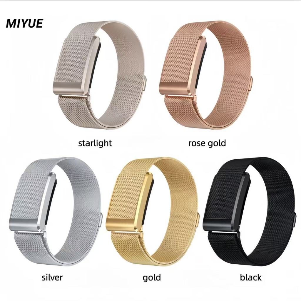 Milanese Mesh Stainless Steel Replacement Band for WHOOP 5.0 - Magnetic Closed Adjustable Metal Strap ใช้งานร่วมกับ WHOOP 5.0 Regular/ECG รุ่น