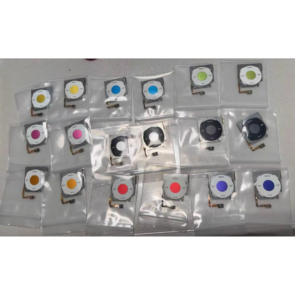 เปลี่ยนจอแสดงผล LCD / ล้อคลิก ทํางานทดสอบ อะไหล่ซ่อมสําหรับเครื่องเล่น MP3 (เข้ากันได้กับ iPod Nano 