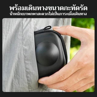 Flymile Mini กระเป๋าถือสําหรับ DJI Osmo 360/2 อุปกรณ์เสริมแบบพกพา Splash-Proof ป้องกัน Hard Shell กระเป๋าเดินทางพร้อม Carabiner สําหรับการเดินทาง Vlogging