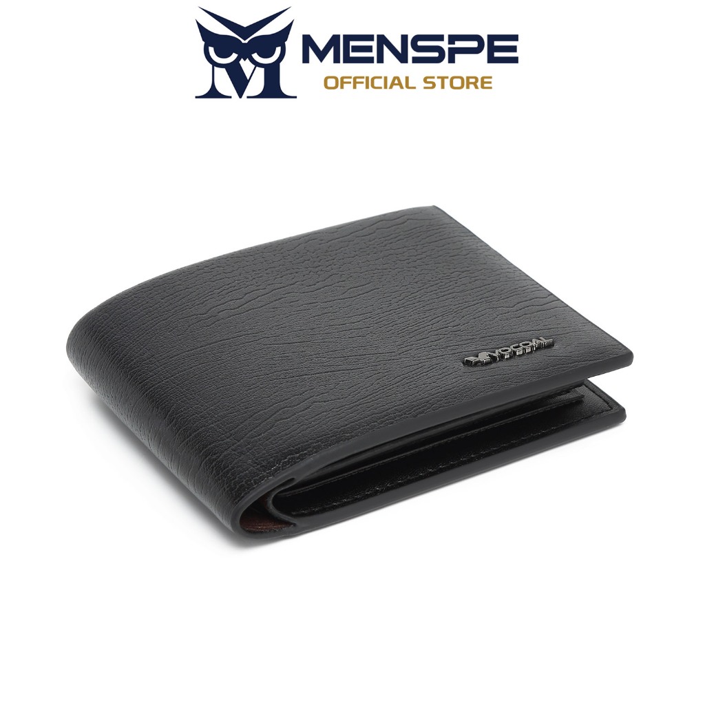 MENSPE กระเป๋าผู้ชายเงินสดสตางค์สั้นเรียบง่ายกระเป๋าสตางค์ธุรกิจ PU นุ่มกระเป๋าสตางค์ Retro Multi-Card ตําแหน่งเดินทางเหรียญ ID ผู้ถือบัตรเครดิต