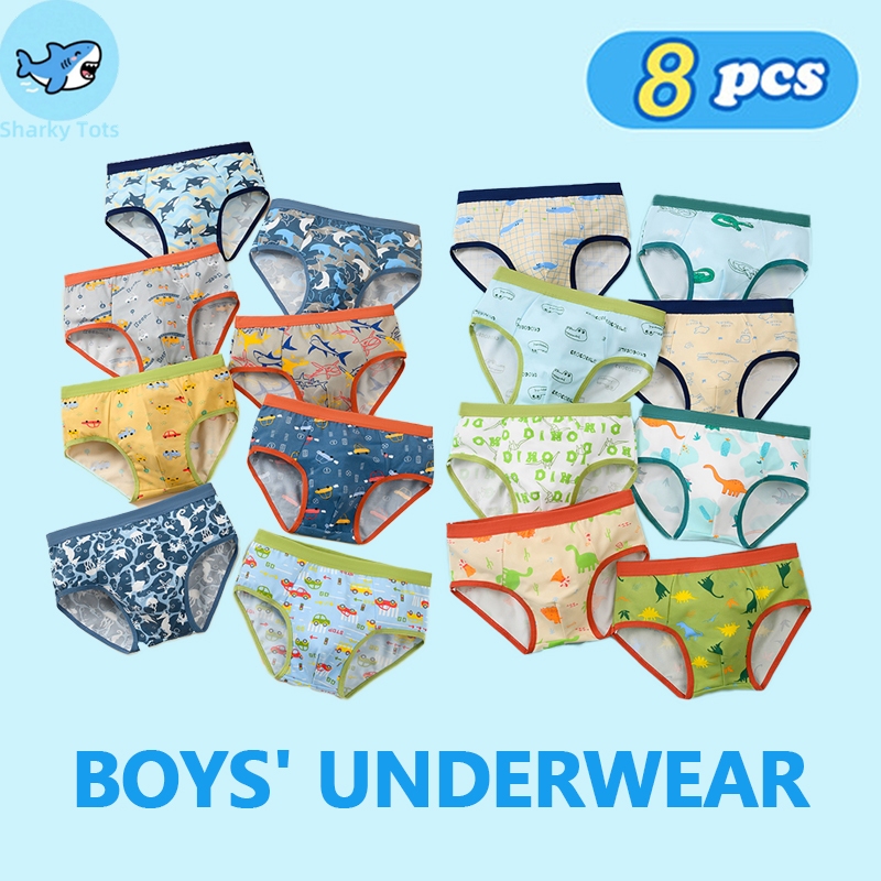 【BKK Delivery】กางเกงในเด็กผู้ชาย 3 เหลี่ยม 3-12 ปี ผ้า Milk Silk นุ่มสบายระบายอากาศดี ไร้รอยดก