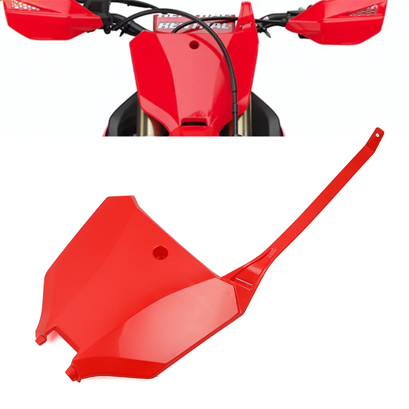 รถจักรยานยนต์ด้านหน้าจํานวนแผ่นพลาสติกผู้ถือทะเบียนสําหรับ HONDA CRF250R CRF250RX CRF450RX จักรยาน