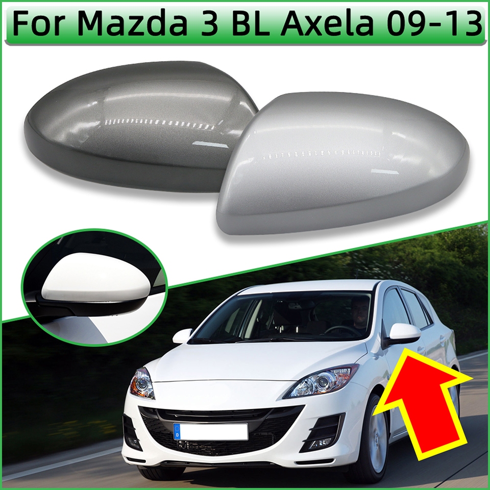 ฝาครอบกระจกมองหลังรถยนต์ สําหรับ Mazda 2 Demio 2007 2008 2009 2010 2011 2012 2013