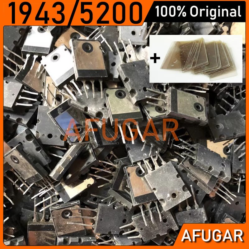 แผ่น 2SA1943+2SC5200+mica 20Pair ทรานซิสเตอร์มือสอง 1943 5200 บอร์ดโตชิบาถอดชิ้นส่วน [การป้องกันคุณภ