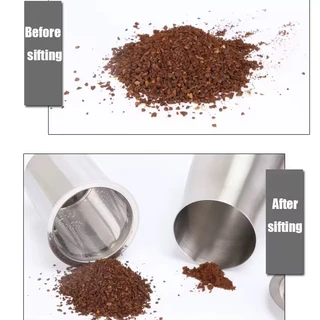 Bankside | ถ้วยสเตนเลสเก็บผงกาแฟ กรองผงกาแฟที่ไม่เท่ากันออก ร่อนผงกาแฟ Stainless Steel Sifter Sieving Device