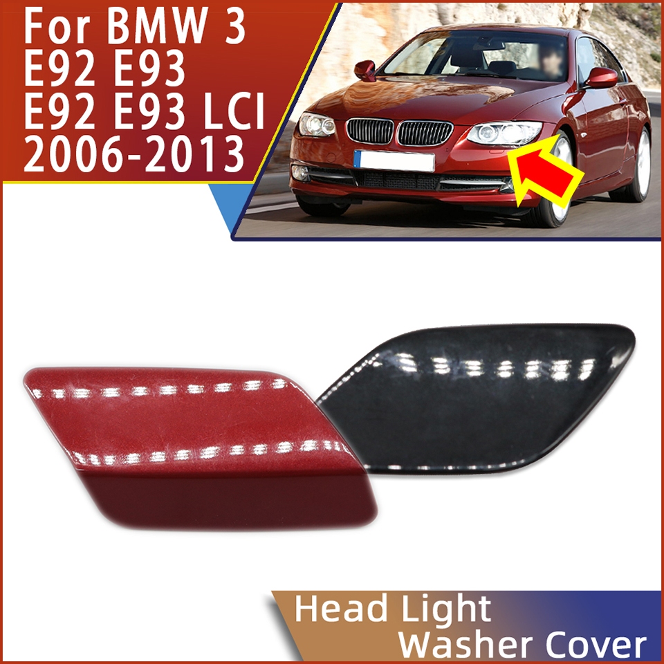 ไฟหน้าหัวฉีดเครื่องซักผ้าสําหรับ BMW 3 E92 E93 LCI 320 325 330 335 M Coupe Convertible 2006-2013