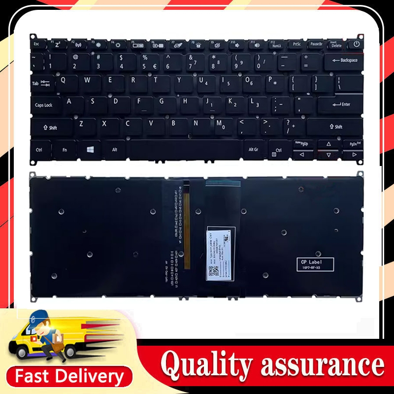 แป้นพิมพ์แล็ปท็อปสําหรับ ACER Swift 3 SF314-41G SF314-54G SF314-57G SF314-56G -55G N17W7 N17W6 ปุ่มส