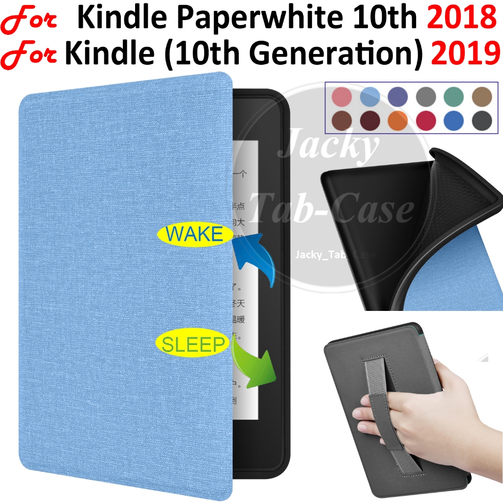 สําหรับ kindle 10th Generation/Paperwhite Gen10 eReader 2018 PQ94WIF 2019 J9G29R เคสมือถือผ้านุ่มฝาค
