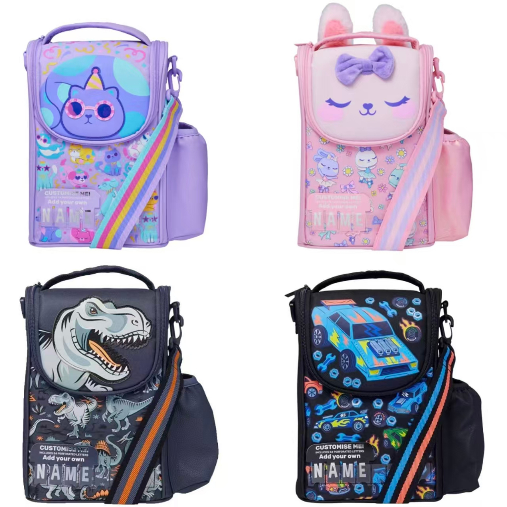 Australian Cross-body Vertical Meal Bag ความจุขนาดใหญ่ Bento Insulated Meal Bag ถุงน้ําแข็งแบบพกพากลางแจ้ง
