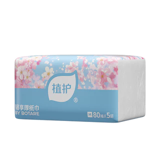 ทิชชู่ BOTARE SAKURA 5ชั้น | 400 แผ่น/แพ็ค (16 แพ็ค/กล่อง) | ไม่แพ้ง่าย หนาพิเศษ ไม่เป็นขุย