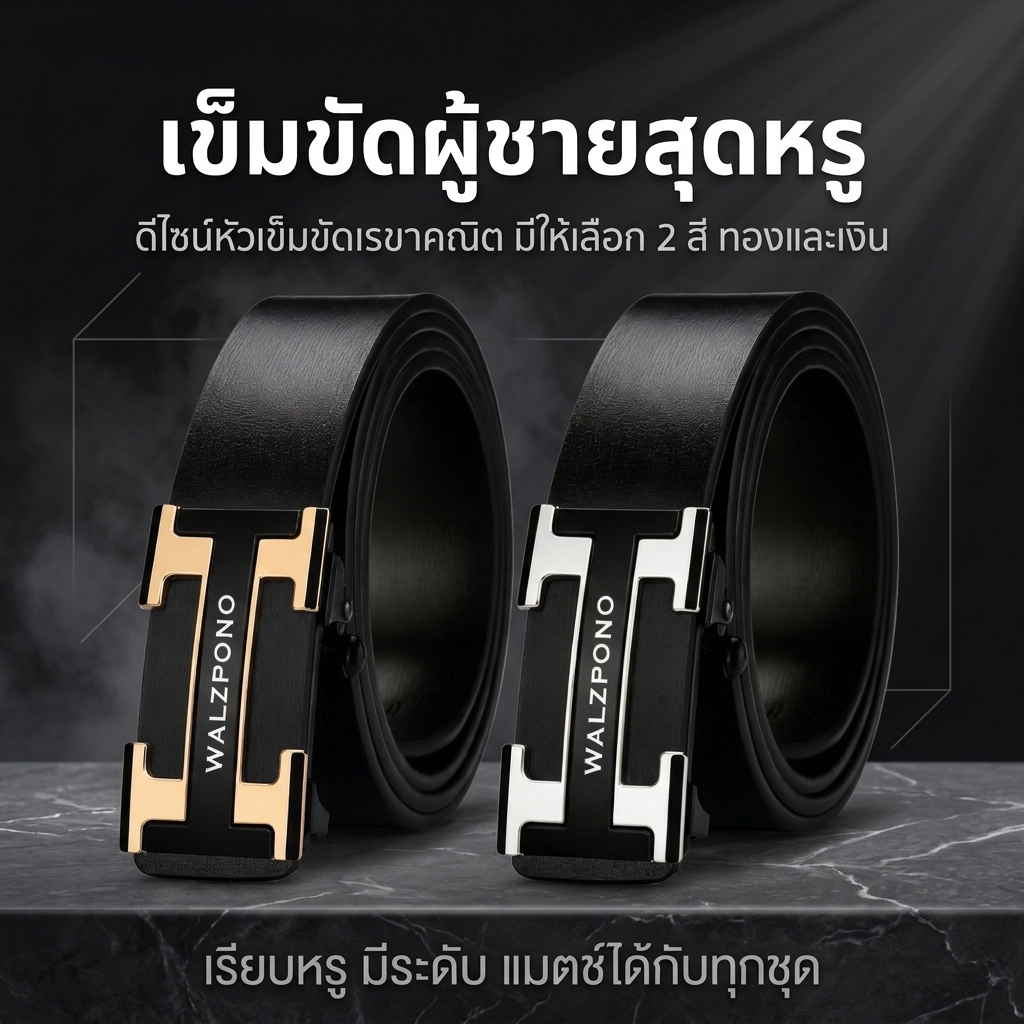 อัพเกรดไ เข็มขัดหนังวัวชั้นแรกของผู้ชาย เข็มขัดหนังวัวแท้ หัวเข็มขัดลําลอง สไตล์นักธุรกิจ สําหรับผู้ชาย
