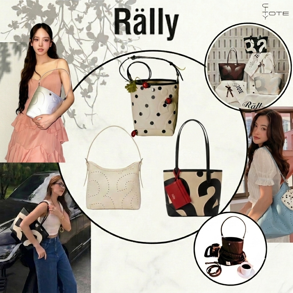 [Ready Stock Sale] 100% ของแท้ Rally The Bag/Rally Movement Bucket Bag กระเป๋าถือ กระเป๋าหนัง