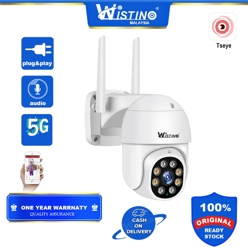 Wistino Wirelss Tseye HD 6MP PTZ Cctv กล้อง Audio Motion Detection 3MP Bullect Night รุ่นสมาร์ท Home Security