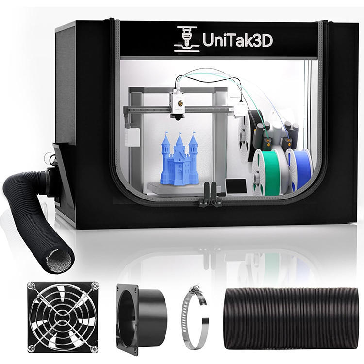 UniTak3D หัวชุบแข็ง Hotend Kit for A1/A1Mini 3D Printer อุณหภูมิสูง & ความเร็วสูง