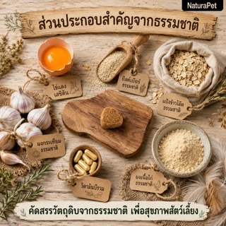 NaturaPet แมว สุนัข ยาไล่แมลงด้านนอกด้านในโดยเฉพาะสามารถไล่เห็บ หมัด เหา พยาธิทุกชนิด สินค้าของแท้ปลอดภัย ให้อาหารง่าย