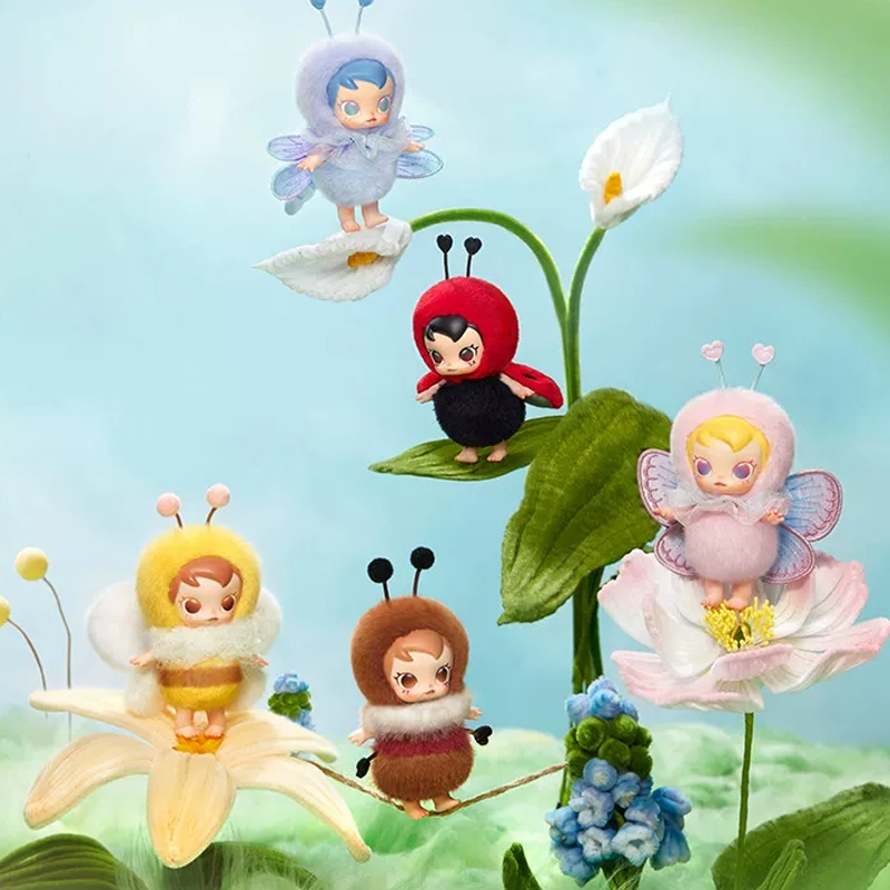 Baby Molly Buggy Roam Series ตุ๊กตาไวนิลจี้ Action Figure กล่องตาบอดรุ่นของเล่น Surprise