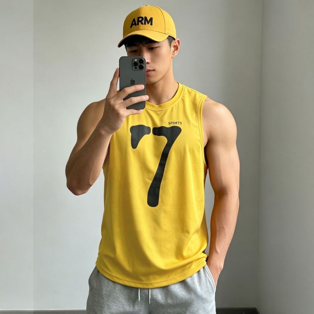 ผู้ชายแห้งเร็วระบายอากาศฤดูร้อนเย็นผ้าตาข่ายเสื้อกั๊กแขนกุด