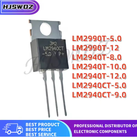 1-5PCS LM2940T-5.0 LM2940T-10.0 LM2940CT-9.0 LM2990T-5.2 LM2940T-8.0 LM2940T-12.0 LM2990T-12 LM2990T