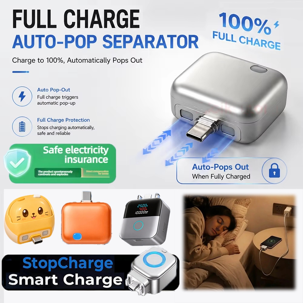 อะแดปเตอร์ชาร์จ Type-C อัจฉริยะ 140W,ตัดอัตโนมัติเมื่อชาร์จเต็ม,เครื่องชาร์จแยกสากลค้างคืนการชาร์จที่ปลอดภัยที่ไม่ระบุ