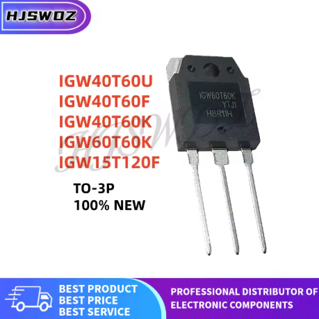 1-5 ชิ้น IGW40T60U IGW40T60F IGW40T60K IGW15T120F IGW60T60K TO-3P IGBT ทรานซิสเตอร์คุณภาพสูง